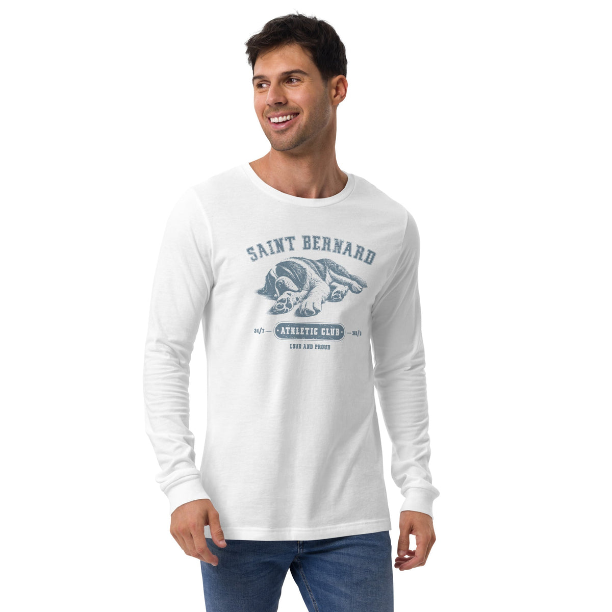 Saint Bernard Athletic Club Long Sleeve Tee - Lucy + Norman