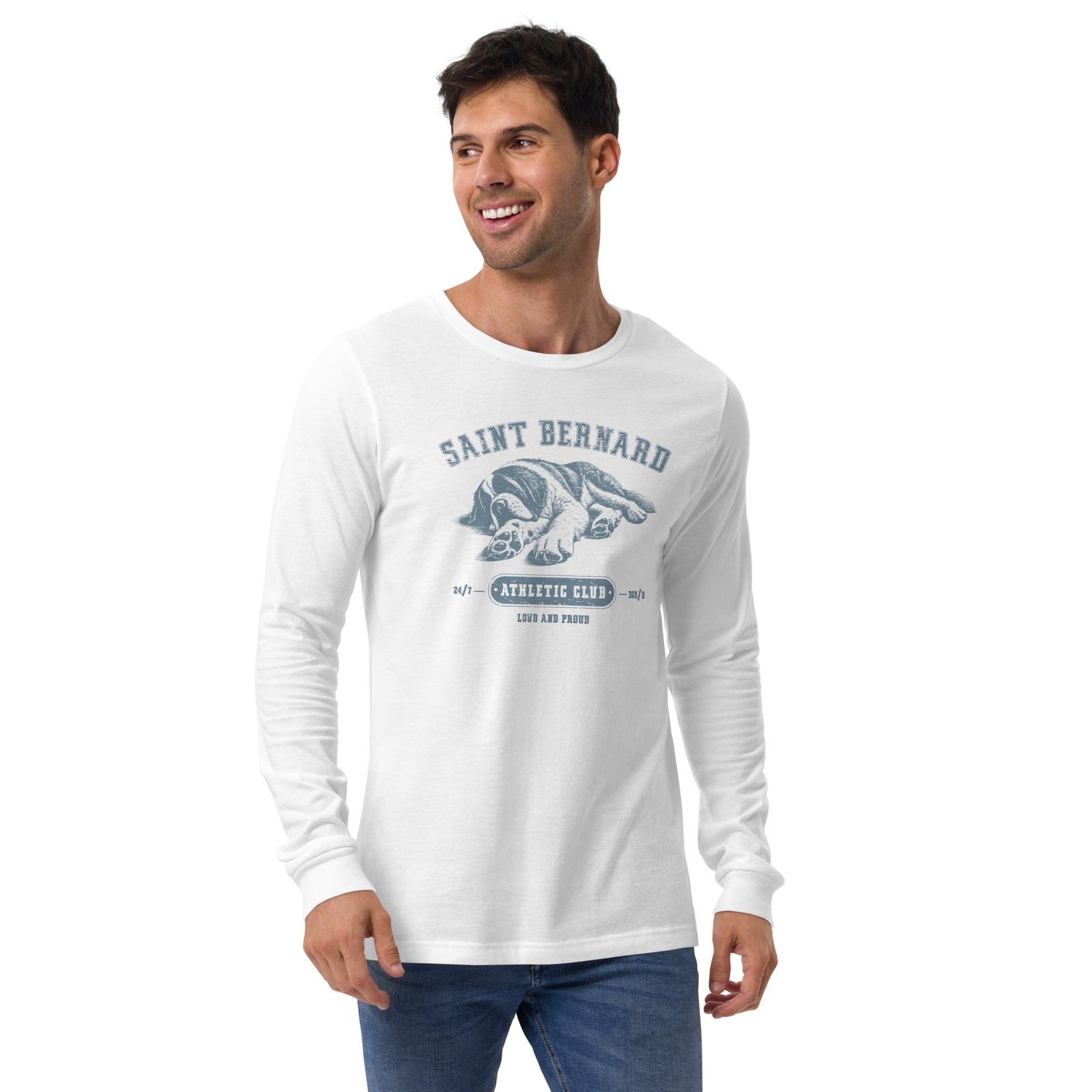 Saint Bernard Athletic Club Long Sleeve Tee - Lucy + Norman