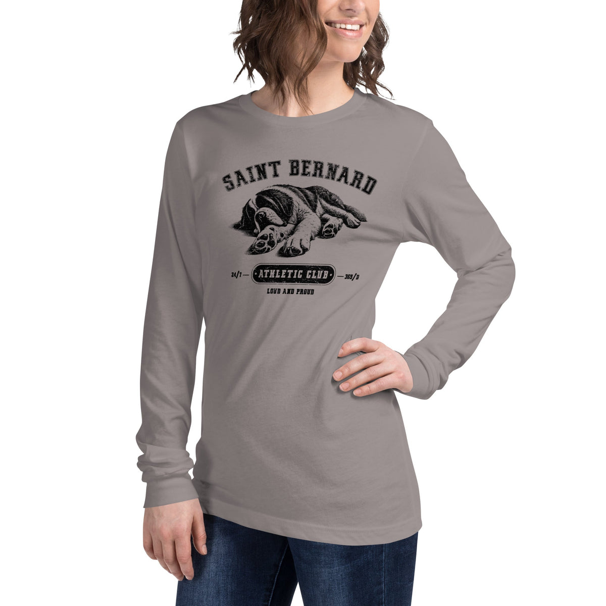 Saint Bernard Athletic Club Long Sleeve Tee - Lucy + Norman