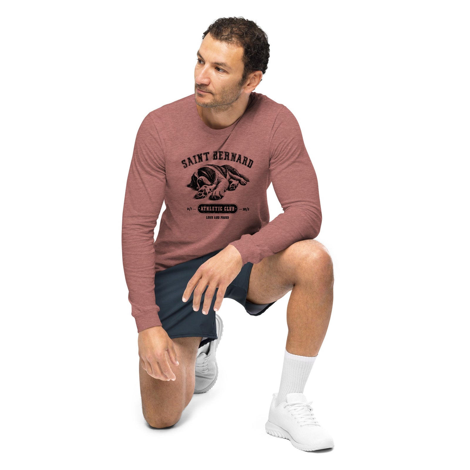 Saint Bernard Athletic Club Long Sleeve Tee - Lucy + Norman