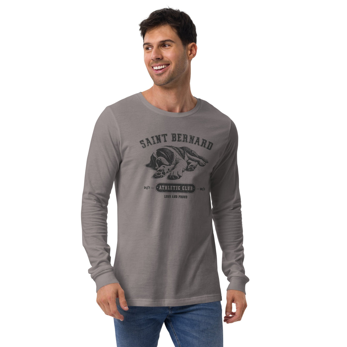 Saint Bernard Athletic Club Long Sleeve Tee - Lucy + Norman