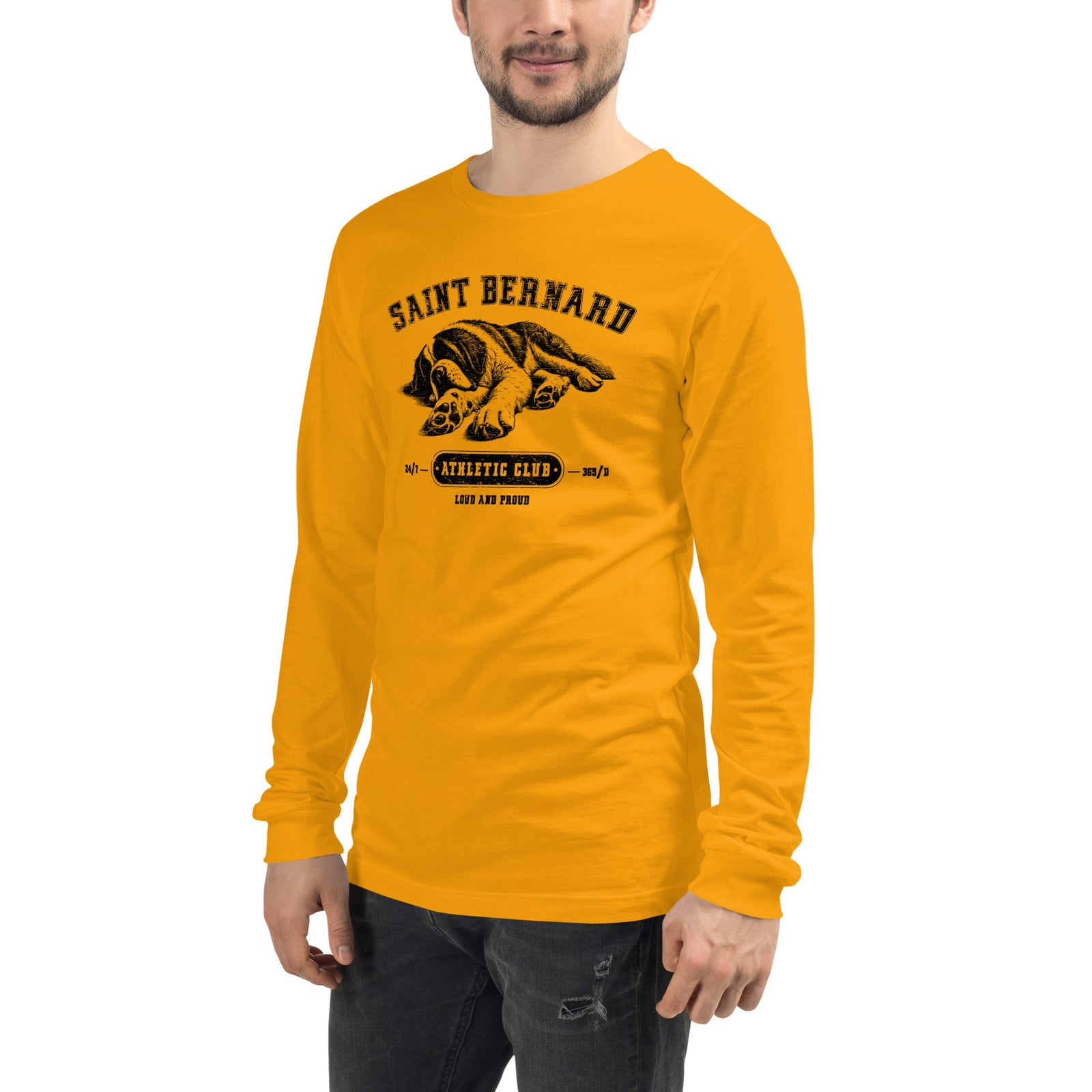 Saint Bernard Athletic Club Long Sleeve Tee - Lucy + Norman