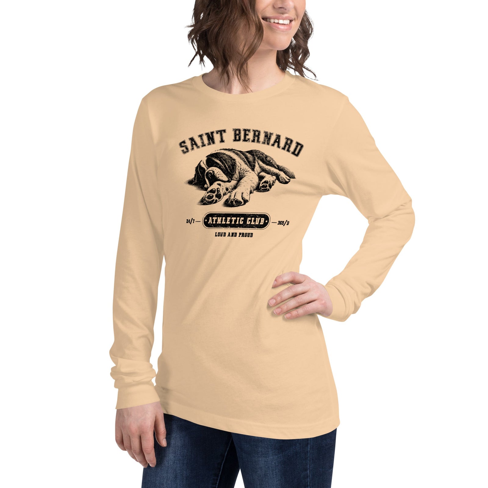 Saint Bernard Athletic Club Long Sleeve Tee - Lucy + Norman