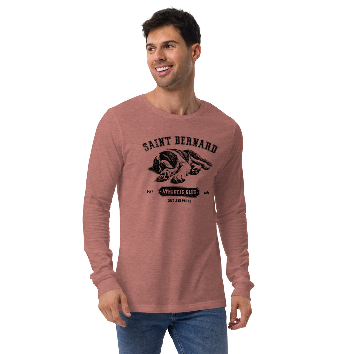 Saint Bernard Athletic Club Long Sleeve Tee - Lucy + Norman