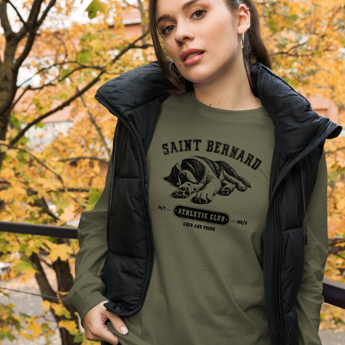 Saint Bernard Athletic Club Long Sleeve Tee - Lucy + Norman