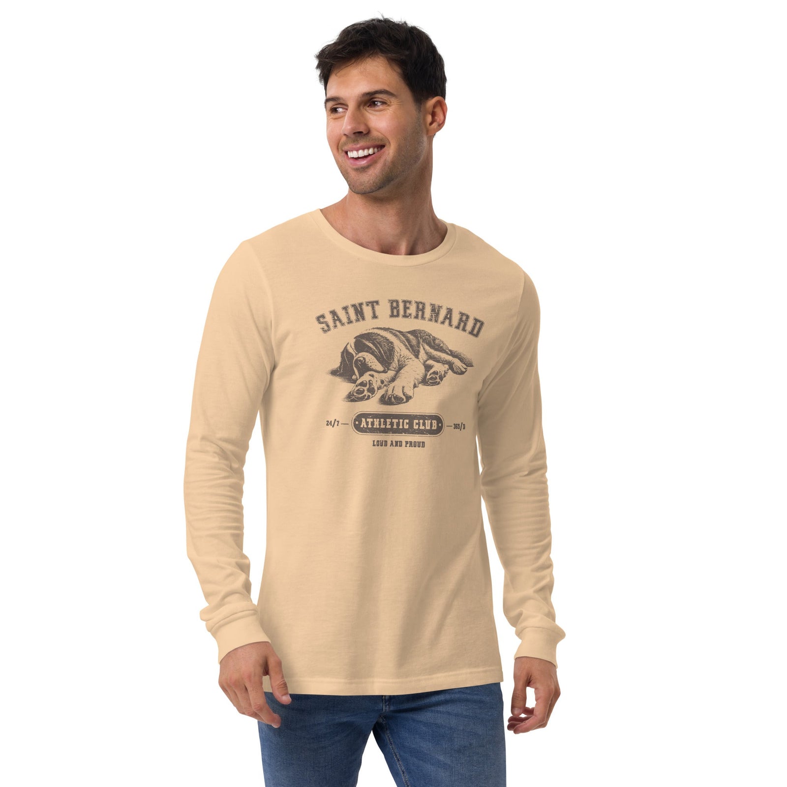 Saint Bernard Athletic Club Long Sleeve Tee - Lucy + Norman