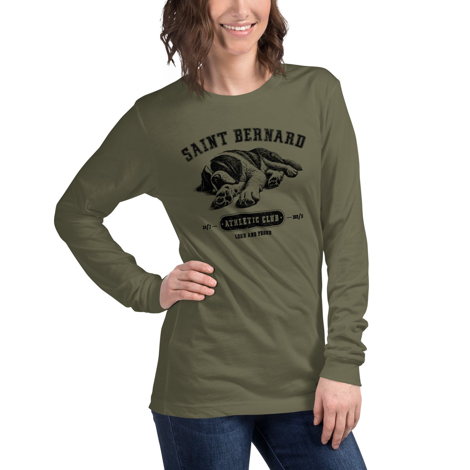 Saint Bernard Athletic Club Long Sleeve Tee - Lucy + Norman
