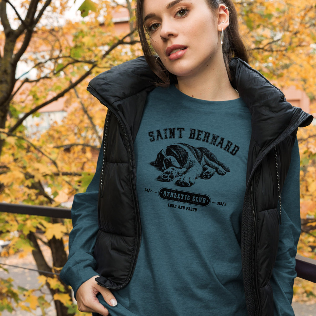 Saint Bernard Athletic Club Long Sleeve Tee - Lucy + Norman