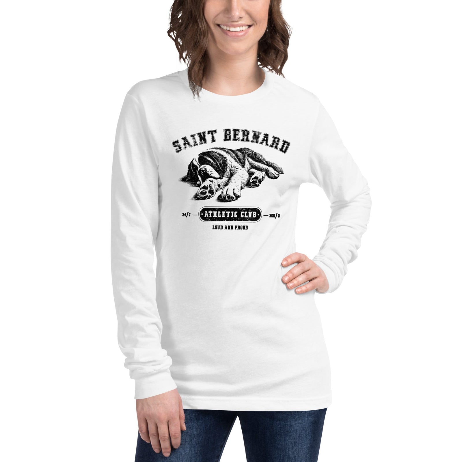 Saint Bernard Athletic Club Long Sleeve Tee - Lucy + Norman