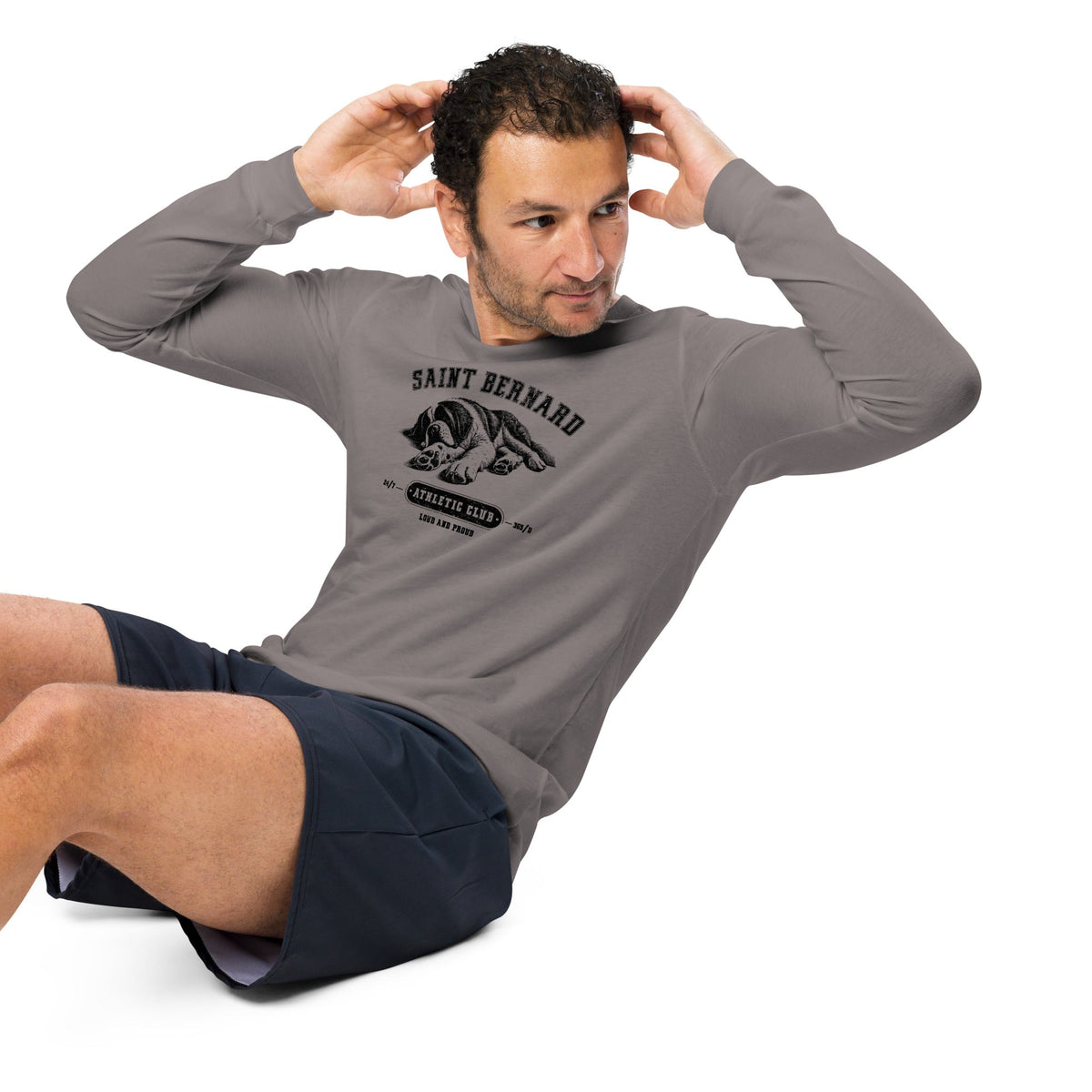 Saint Bernard Athletic Club Long Sleeve Tee - Lucy + Norman