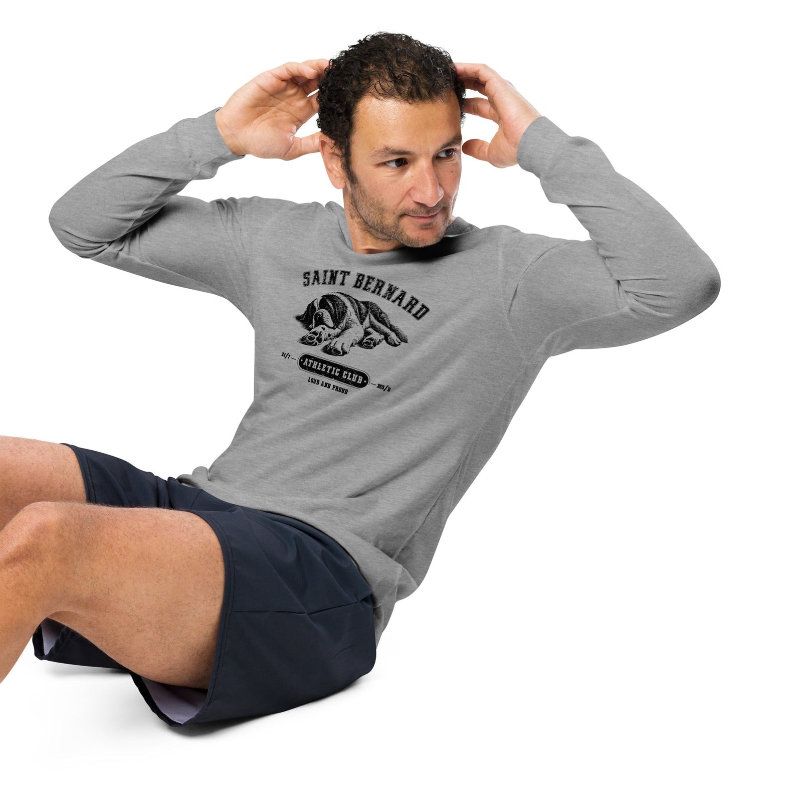 Saint Bernard Athletic Club Long Sleeve Tee - Lucy + Norman