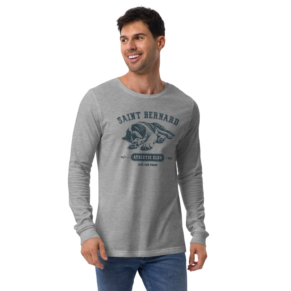 Saint Bernard Athletic Club Long Sleeve Tee - Lucy + Norman