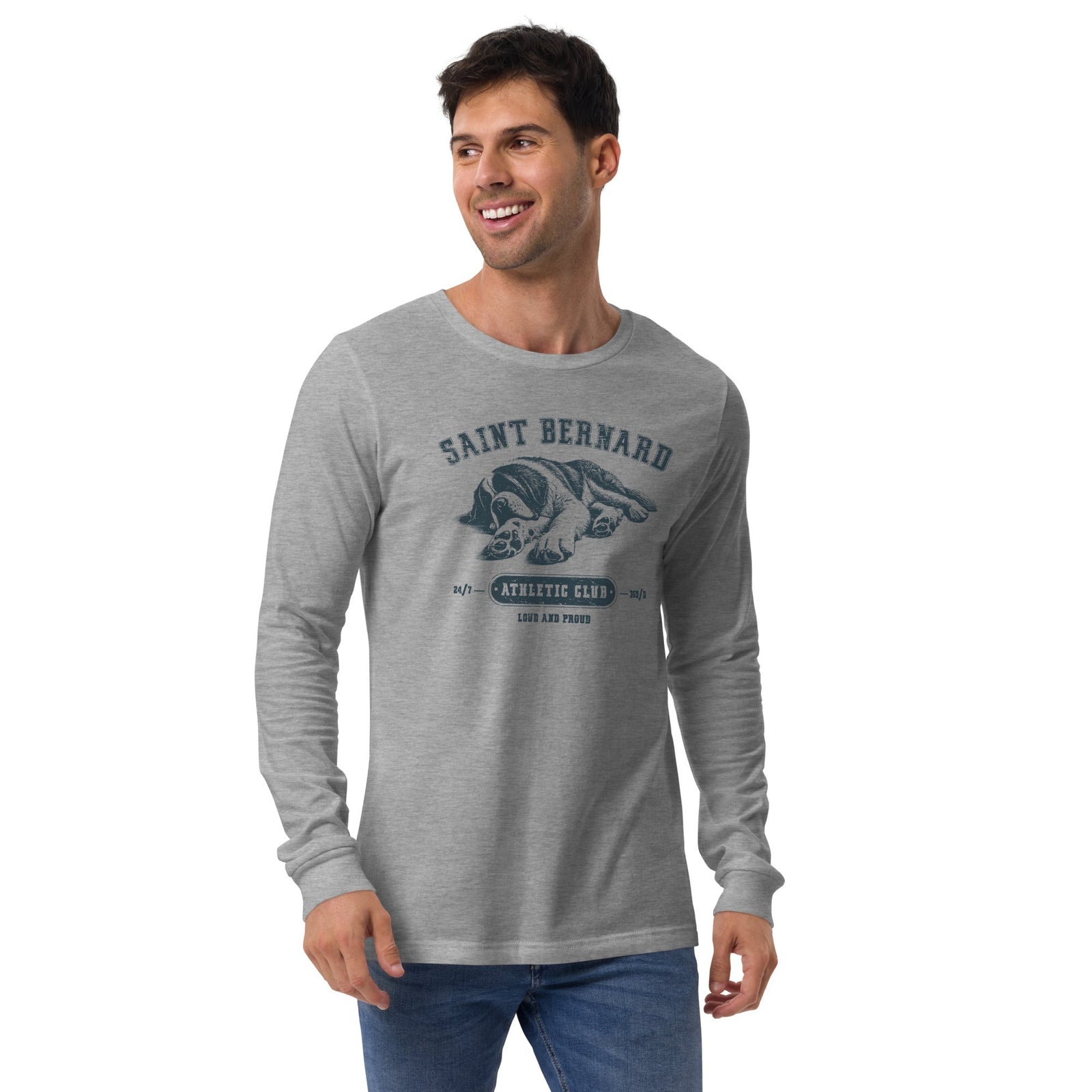 Saint Bernard Athletic Club Long Sleeve Tee - Lucy + Norman