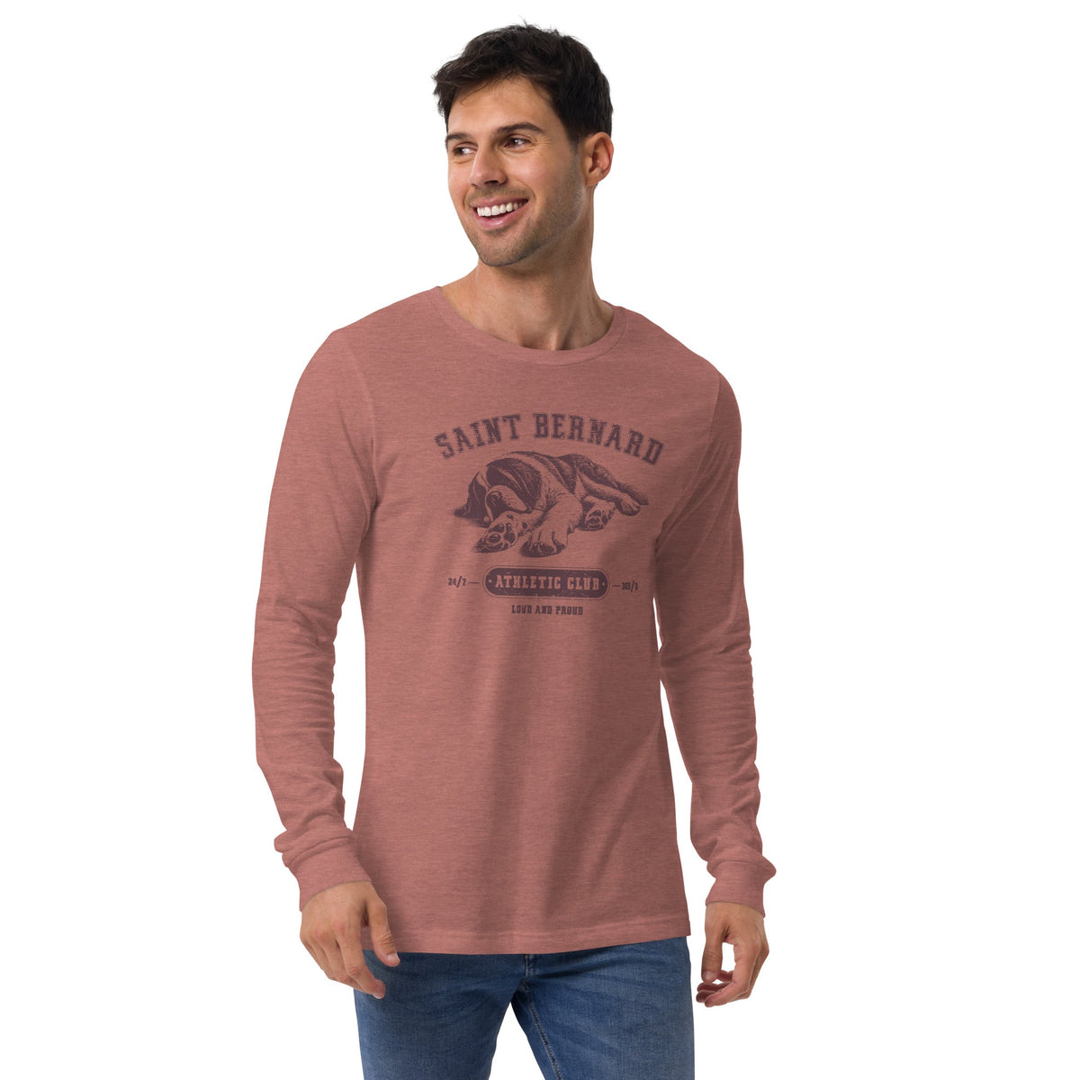 Saint Bernard Athletic Club Long Sleeve Tee - Lucy + Norman