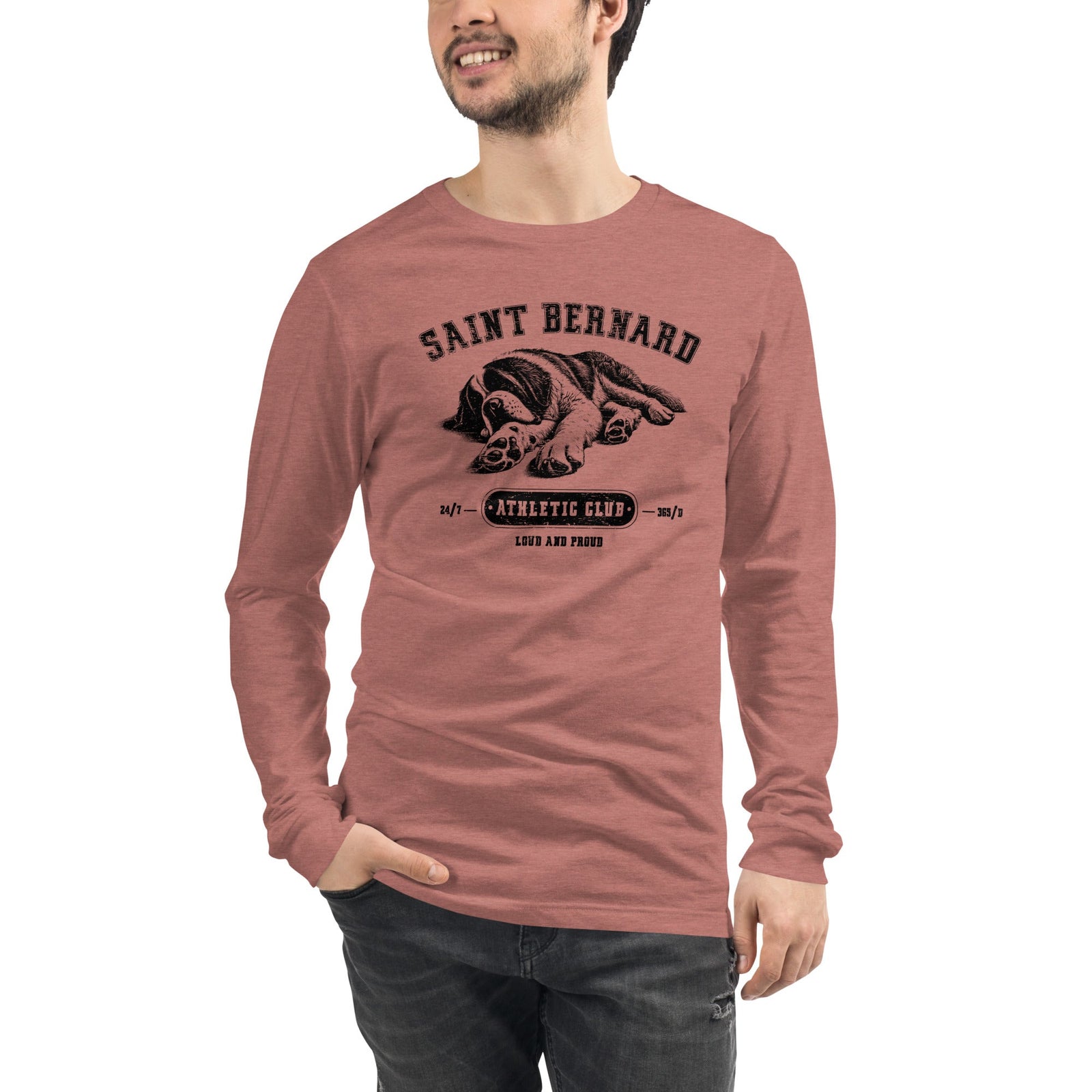 Saint Bernard Athletic Club Long Sleeve Tee - Lucy + Norman