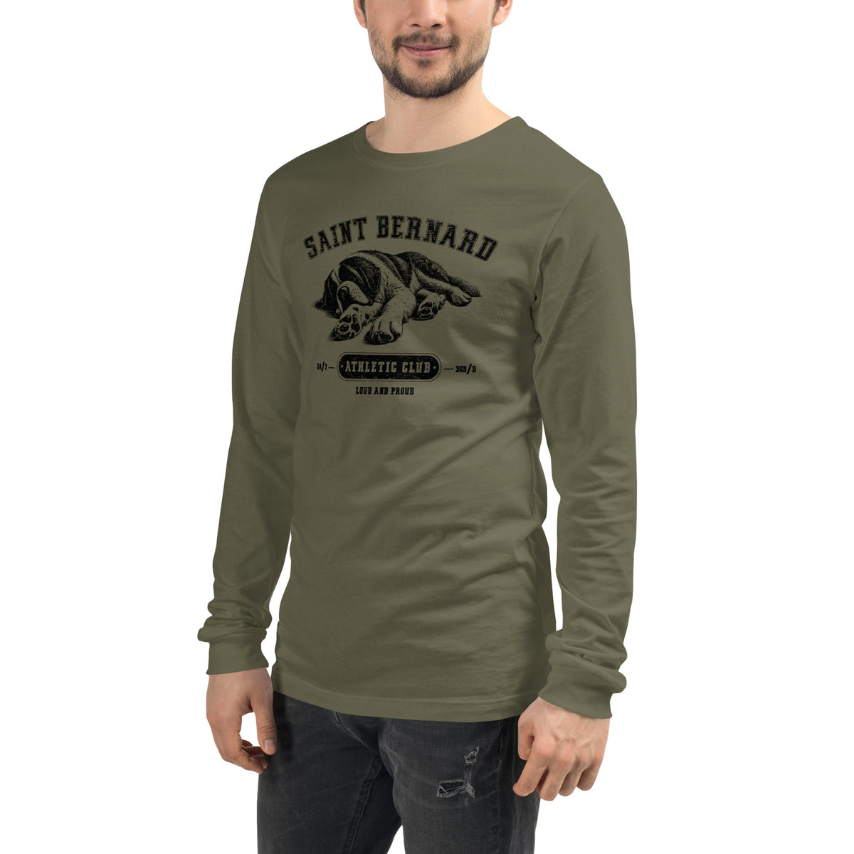 Saint Bernard Athletic Club Long Sleeve Tee - Lucy + Norman