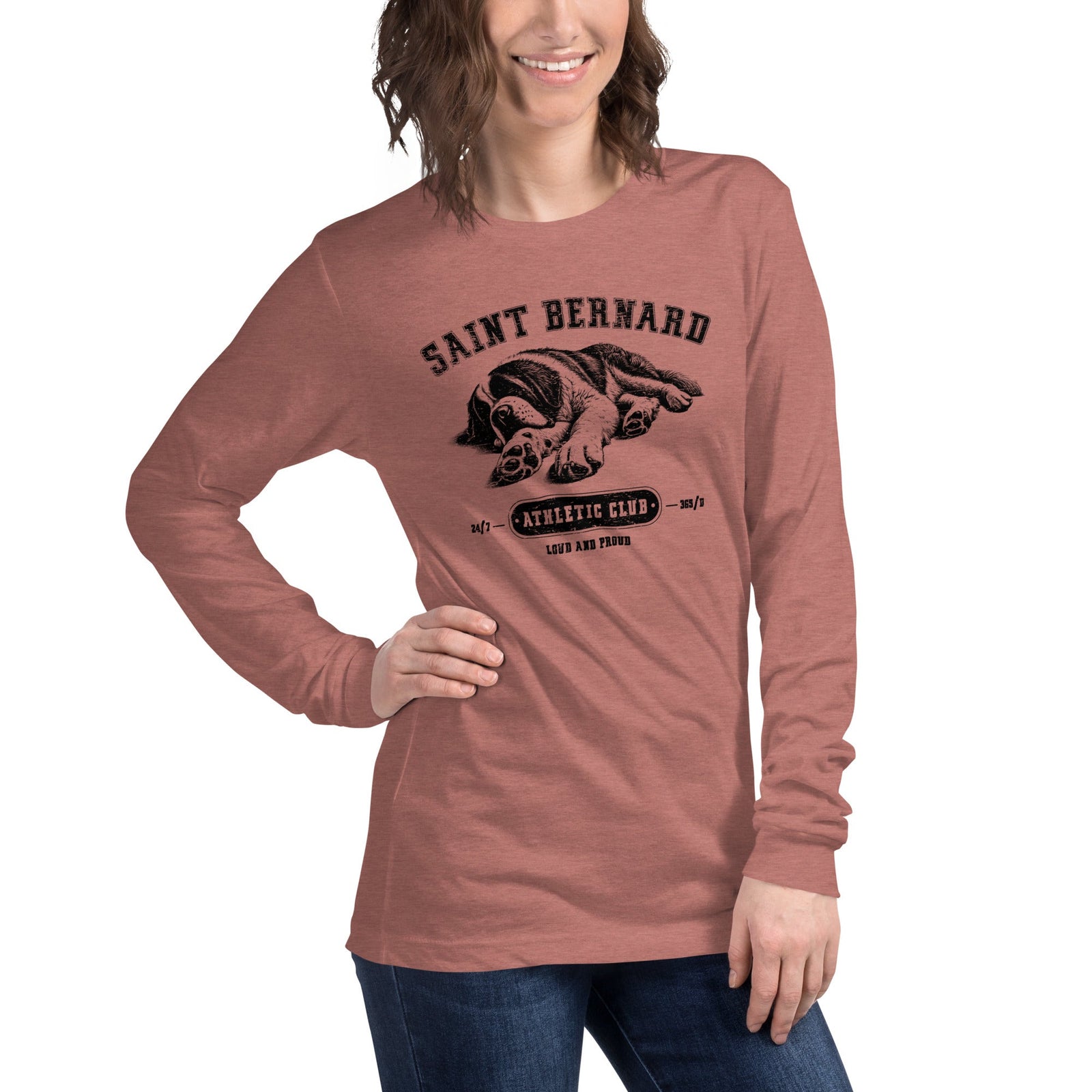 Saint Bernard Athletic Club Long Sleeve Tee - Lucy + Norman