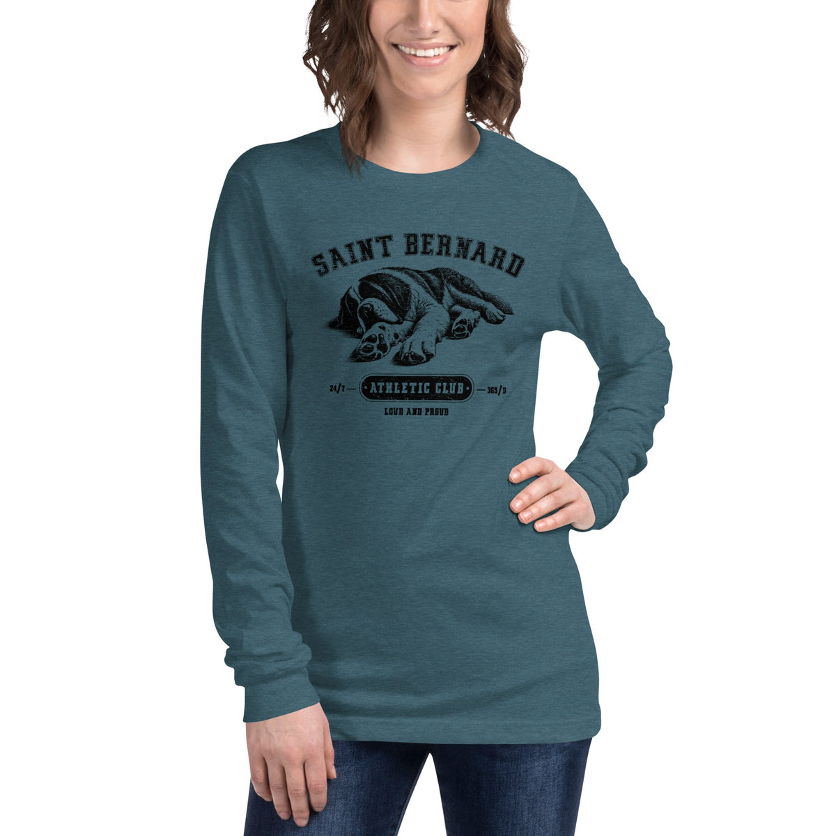 Saint Bernard Athletic Club Long Sleeve Tee - Lucy + Norman