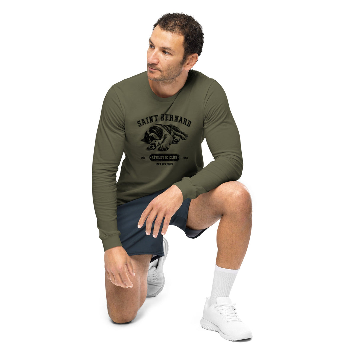 Saint Bernard Athletic Club Long Sleeve Tee - Lucy + Norman