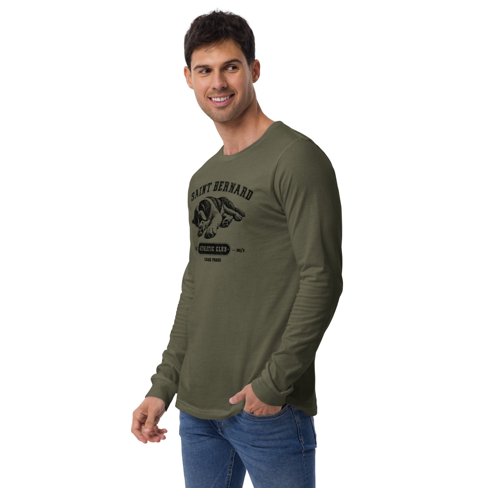 Saint Bernard Athletic Club Long Sleeve Tee - Lucy + Norman