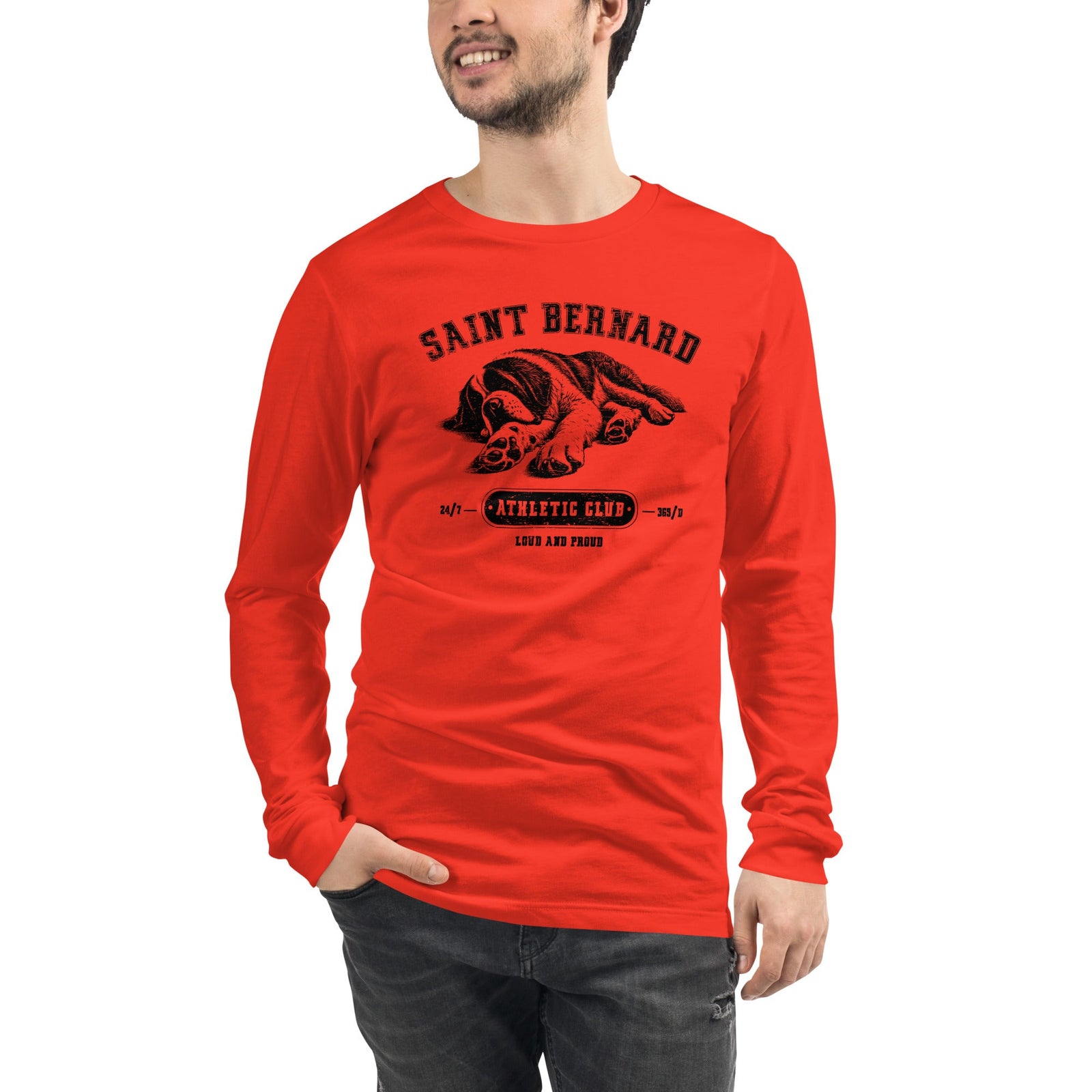 Saint Bernard Athletic Club Long Sleeve Tee - Lucy + Norman