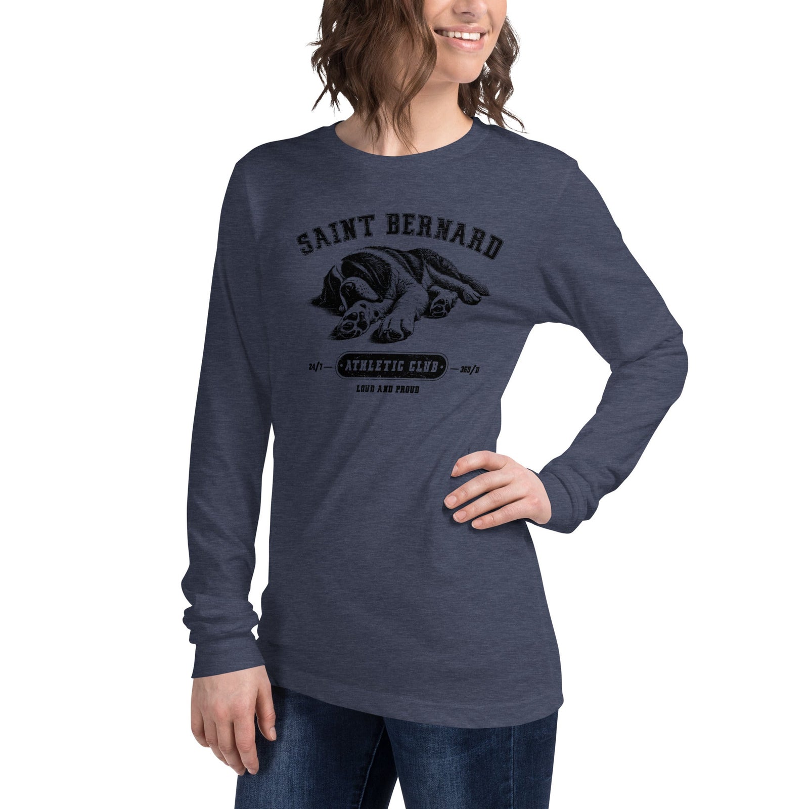 Saint Bernard Athletic Club Long Sleeve Tee - Lucy + Norman