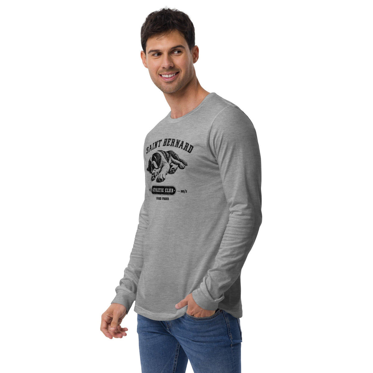 Saint Bernard Athletic Club Long Sleeve Tee - Lucy + Norman