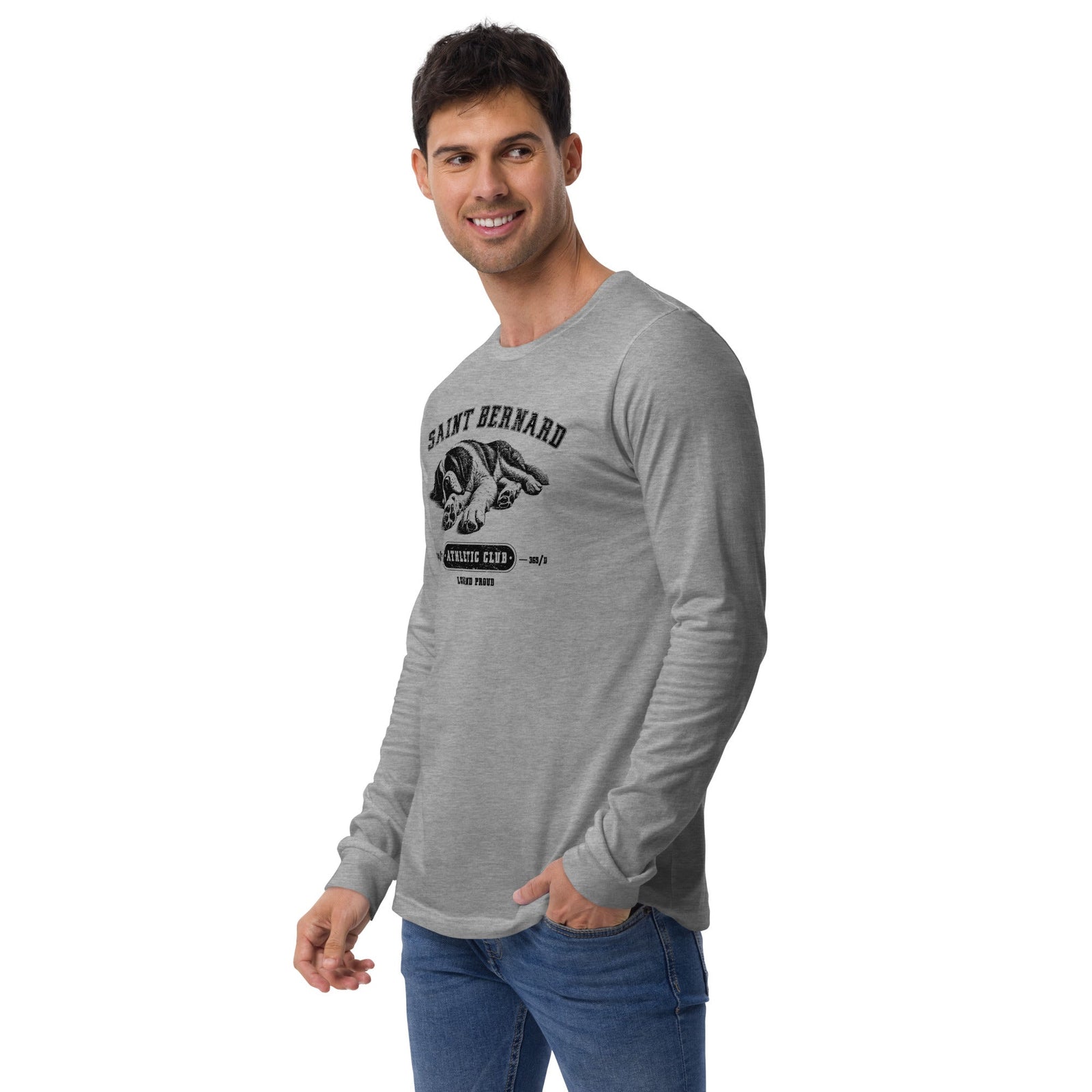 Saint Bernard Athletic Club Long Sleeve Tee - Lucy + Norman