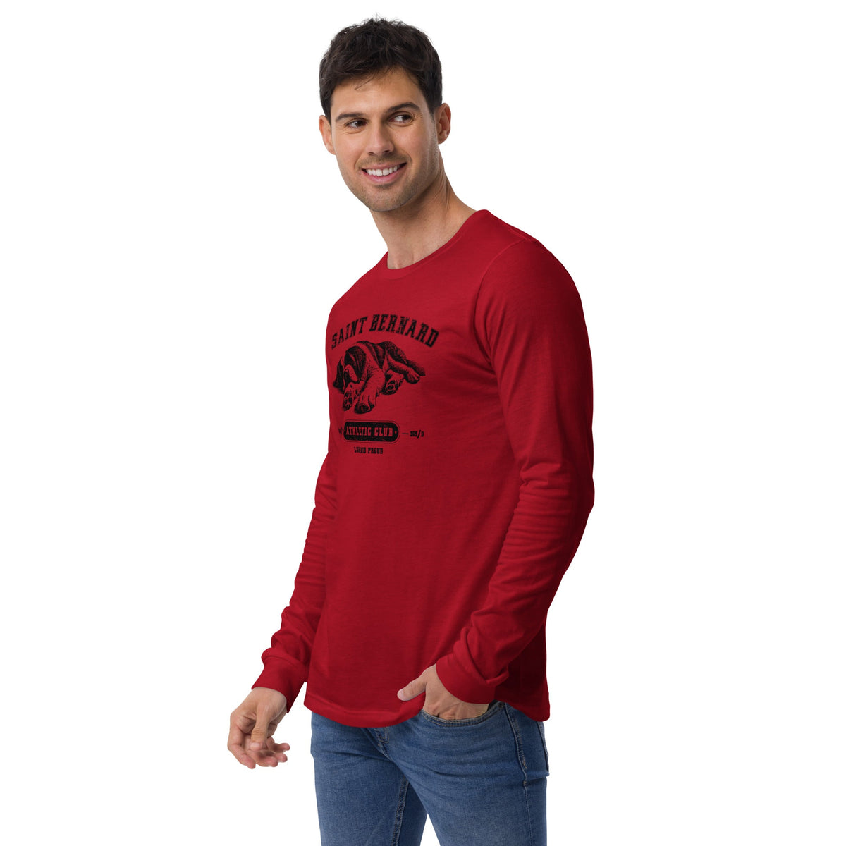 Saint Bernard Athletic Club Long Sleeve Tee - Lucy + Norman