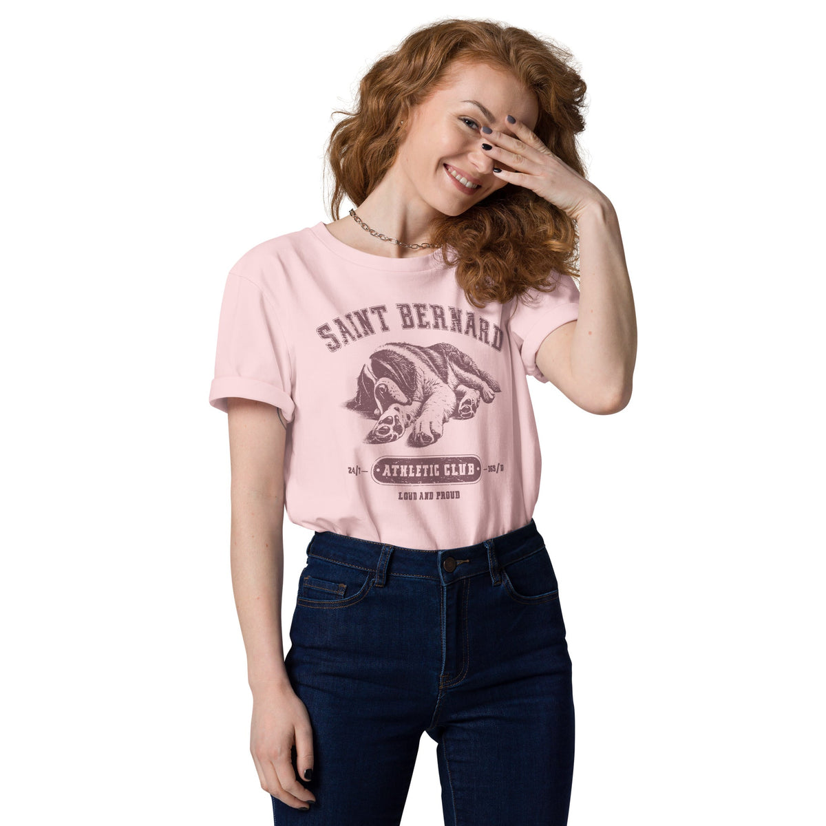Saint Bernard Athletic Club Organic T-Shirt - Lucy + Norman