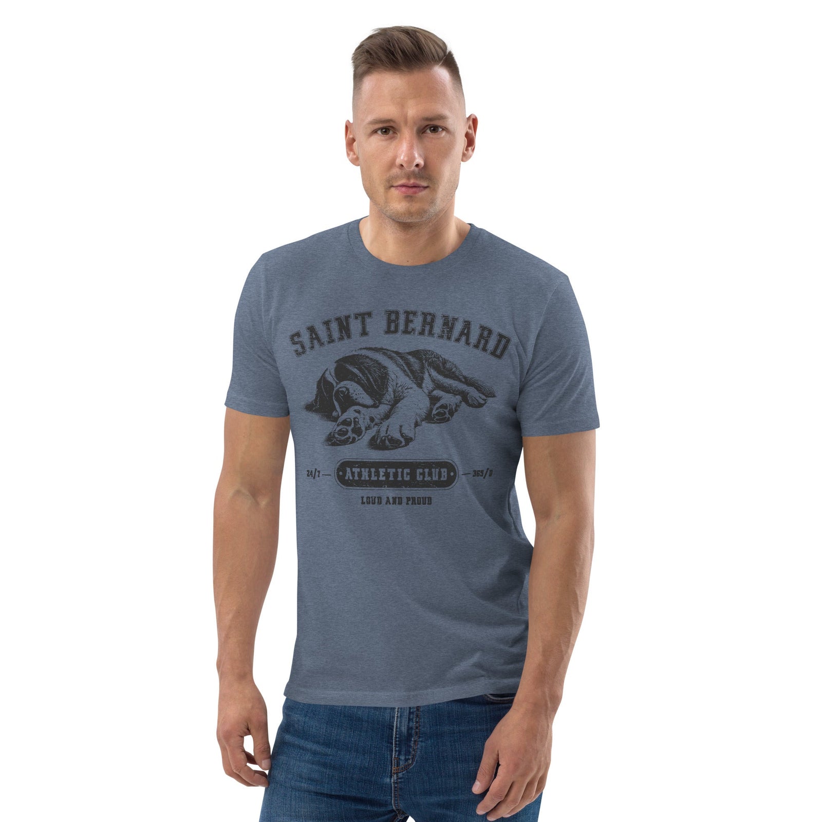 Saint Bernard Athletic Club Organic T-Shirt - Lucy + Norman