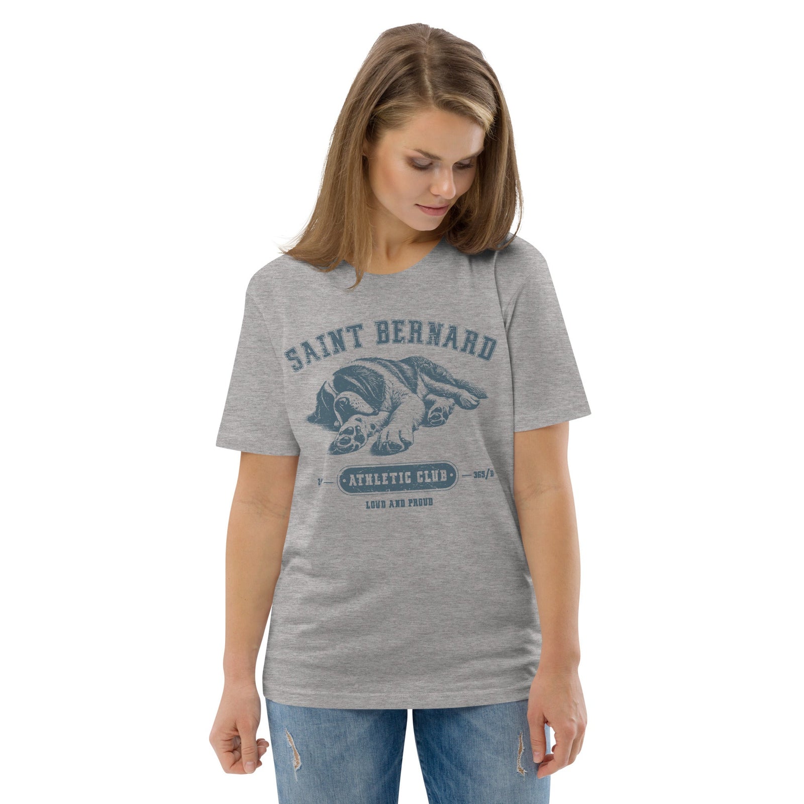 Saint Bernard Athletic Club Organic T-Shirt - Lucy + Norman