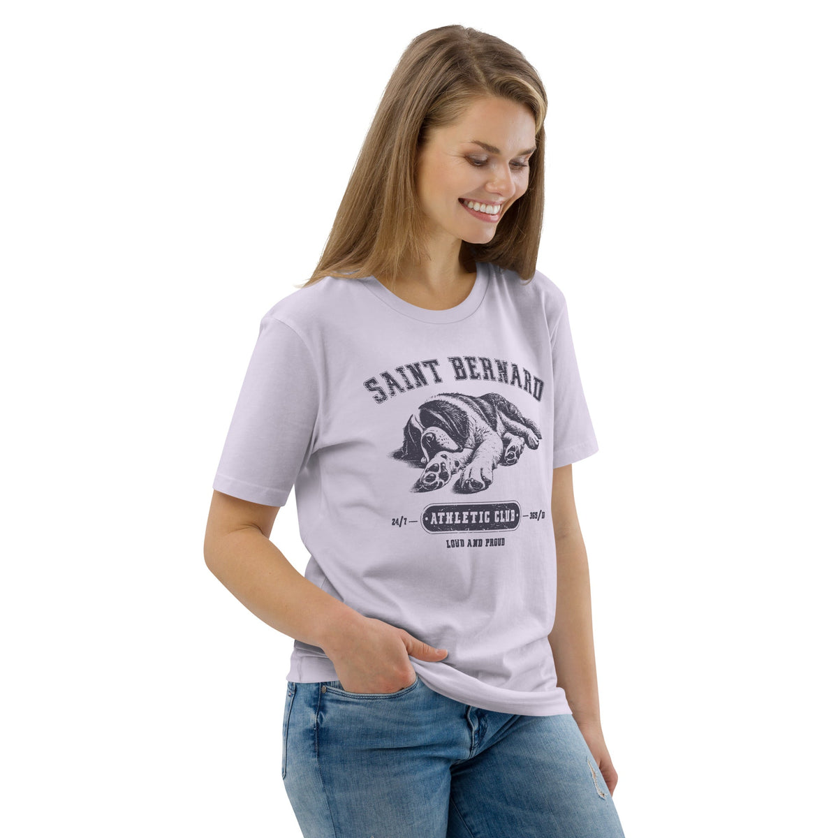 Saint Bernard Athletic Club Organic T-Shirt - Lucy + Norman