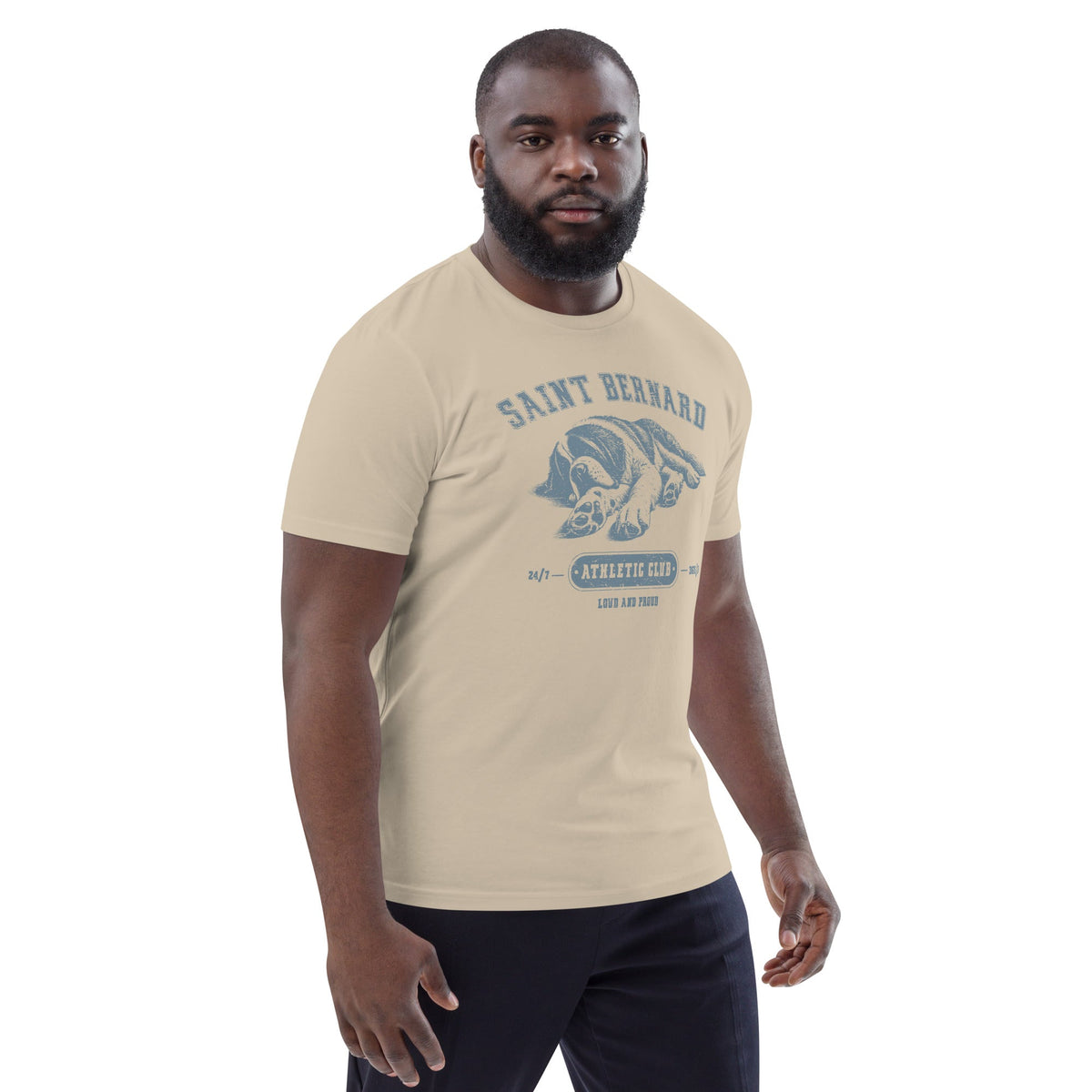 Saint Bernard Athletic Club Organic T-Shirt - Lucy + Norman