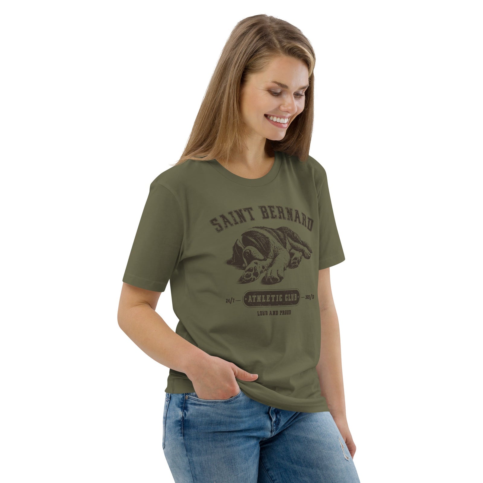 Saint Bernard Athletic Club Organic T-Shirt - Lucy + Norman