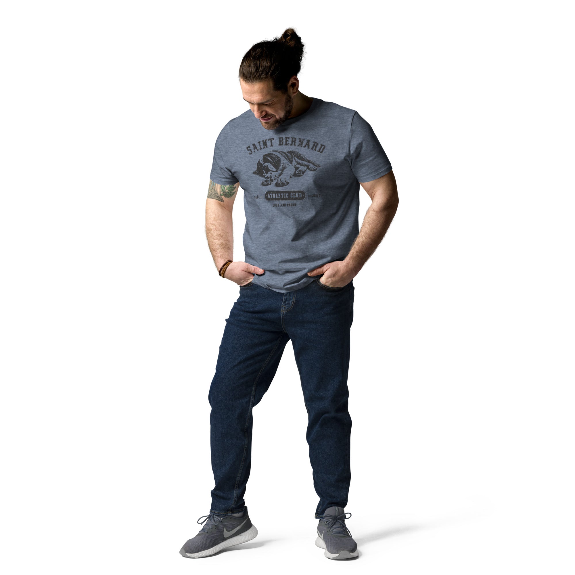 Saint Bernard Athletic Club Organic T-Shirt - Lucy + Norman