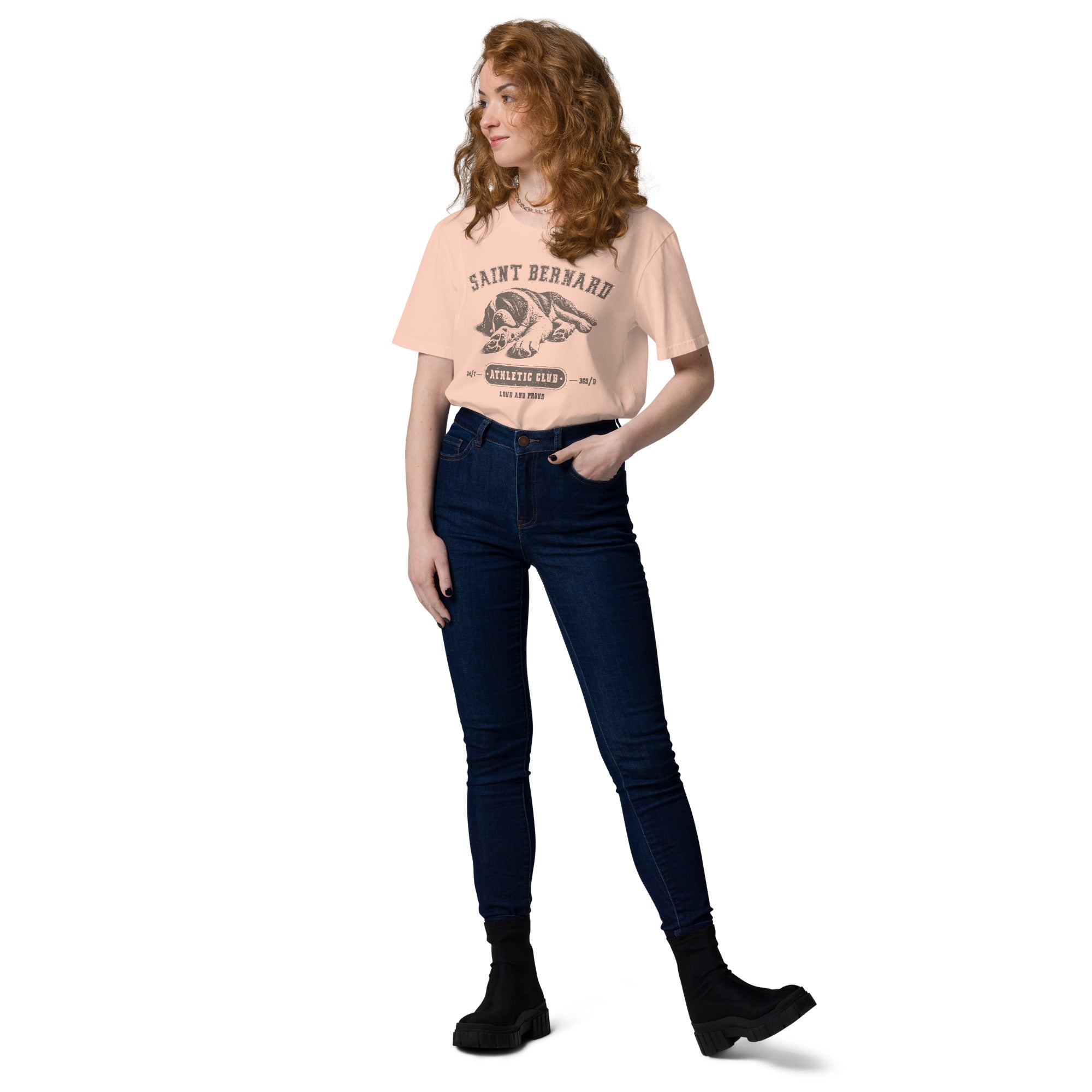 Saint Bernard Athletic Club Organic T-Shirt - Lucy + Norman