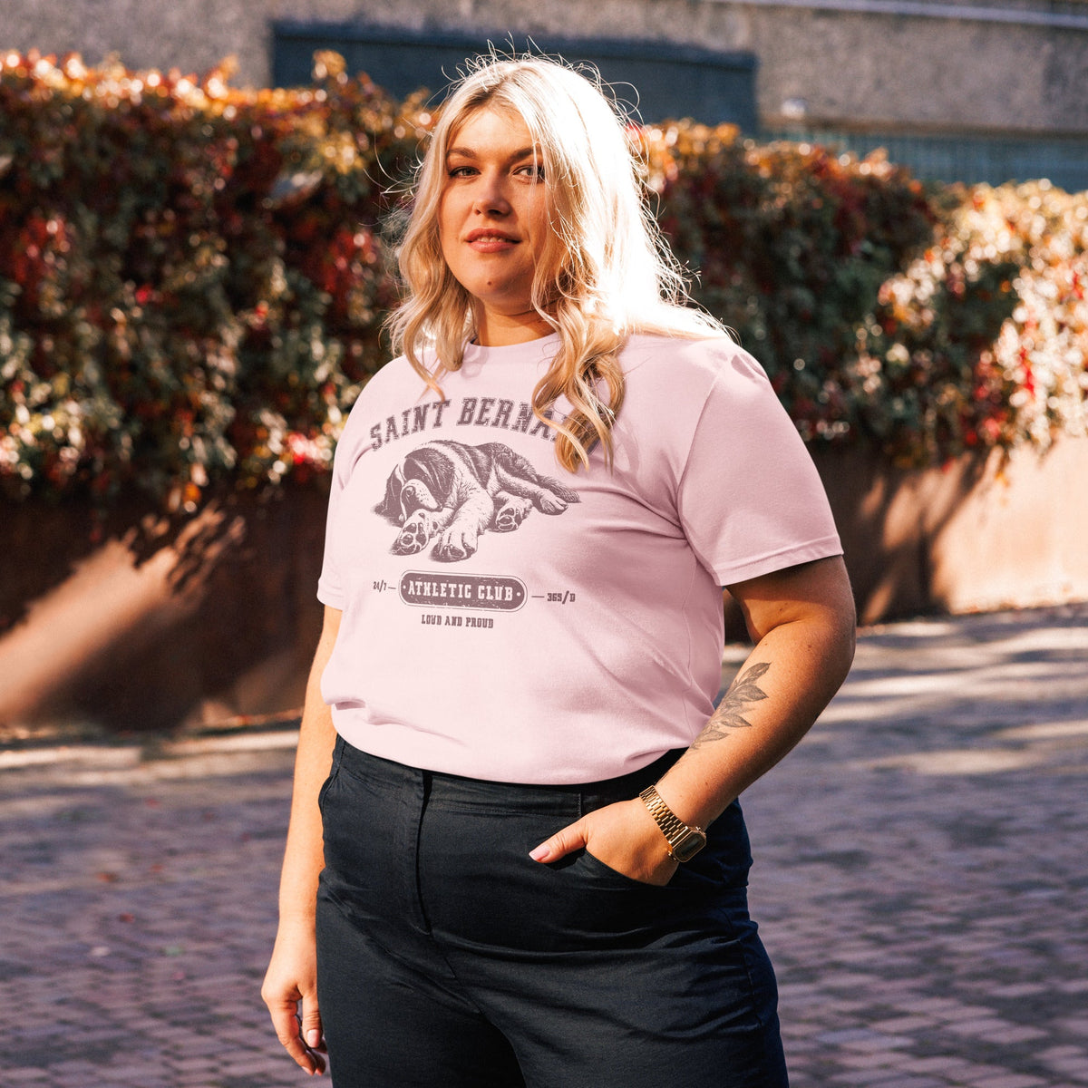 Saint Bernard Athletic Club Organic T-Shirt - Lucy + Norman