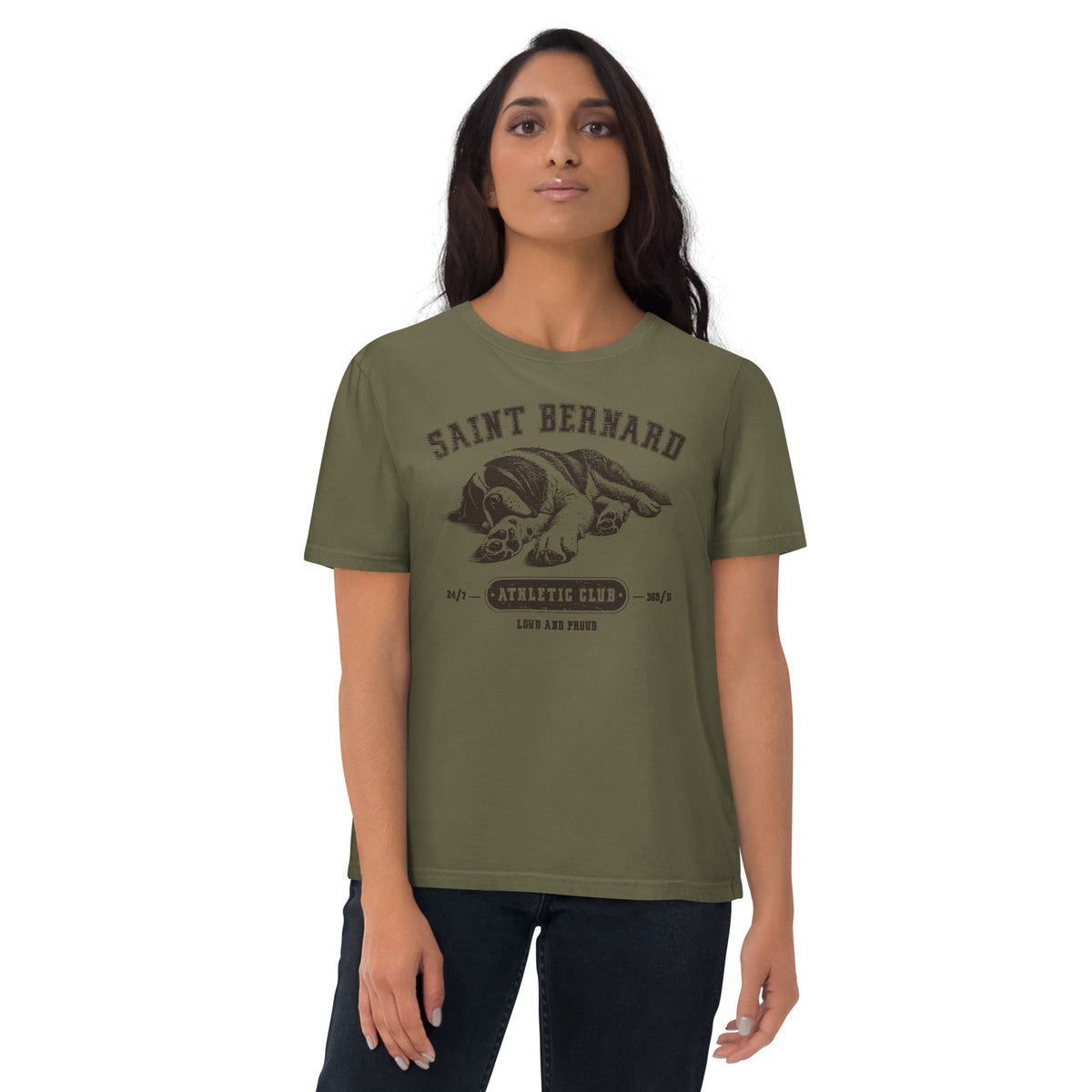 Saint Bernard Athletic Club Organic T-Shirt - Lucy + Norman