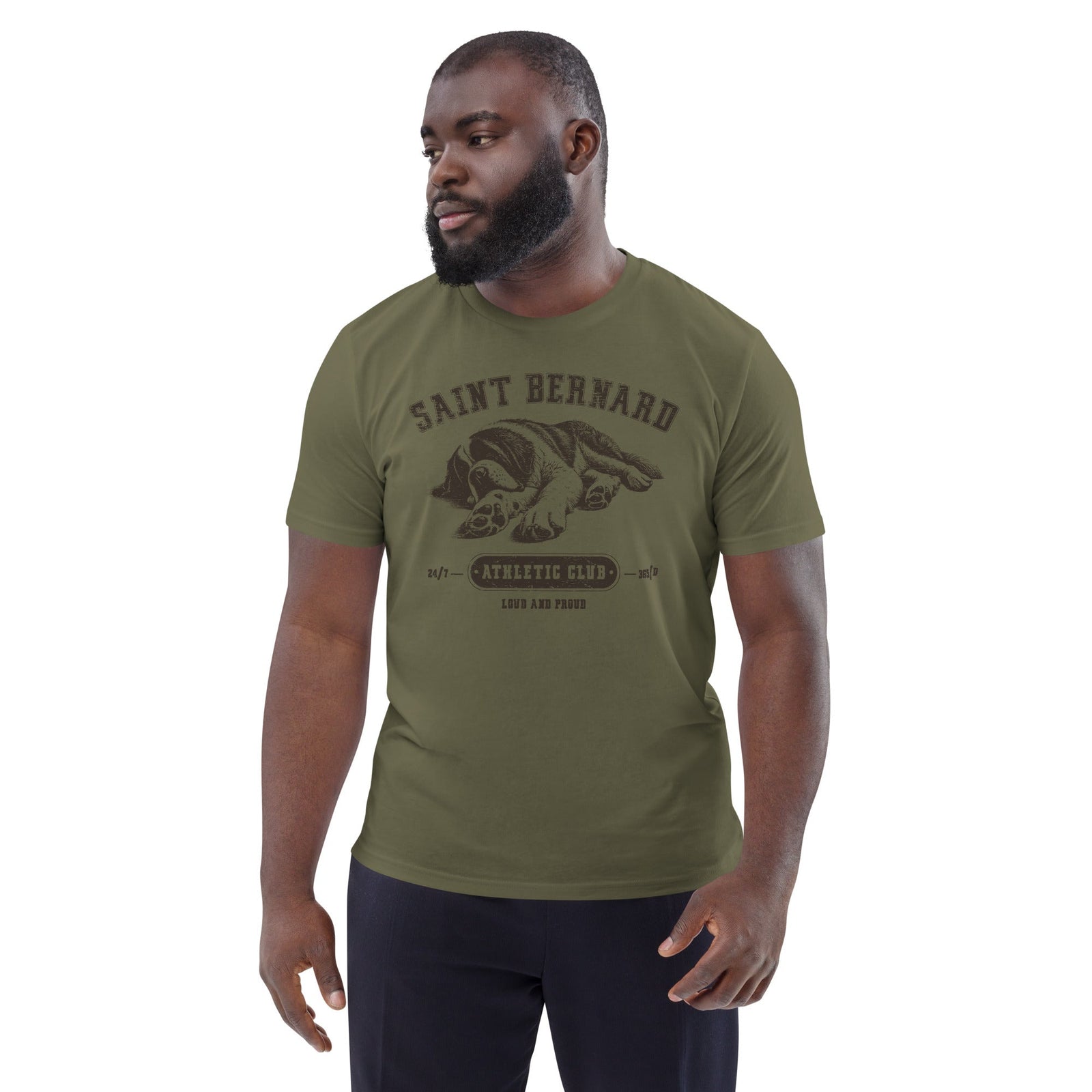 Saint Bernard Athletic Club Organic T-Shirt - Lucy + Norman