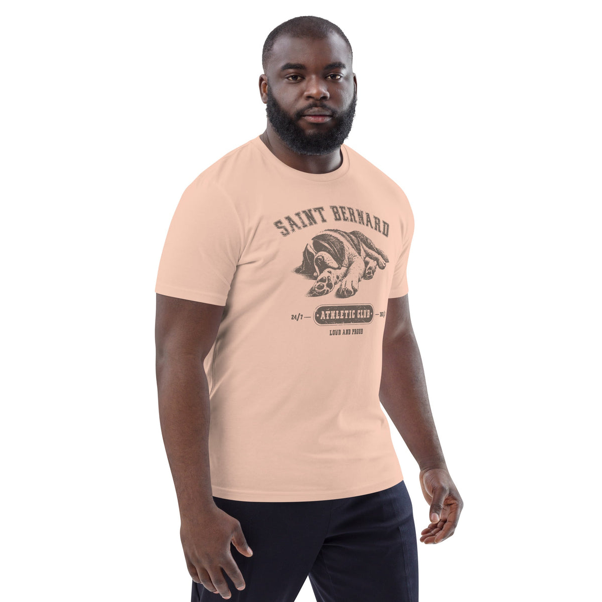 Saint Bernard Athletic Club Organic T-Shirt - Lucy + Norman