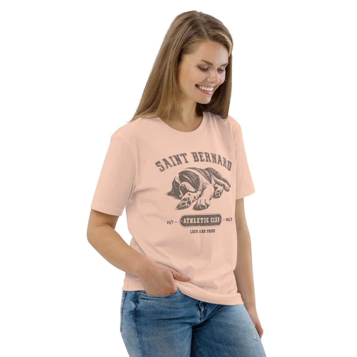 Saint Bernard Athletic Club Organic T-Shirt - Lucy + Norman