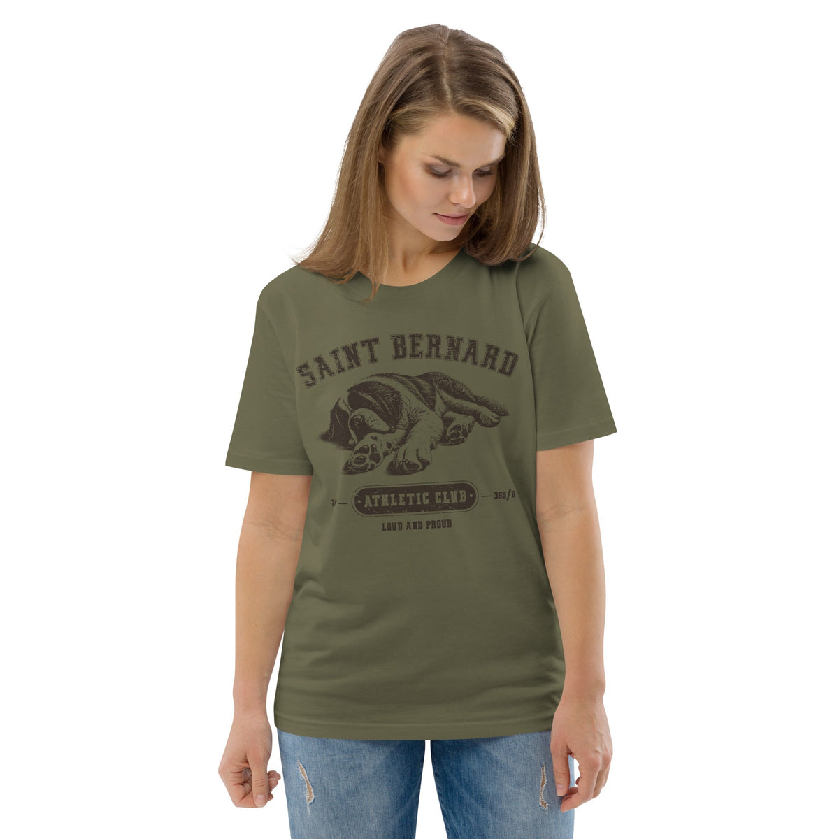 Saint Bernard Athletic Club Organic T-Shirt - Lucy + Norman