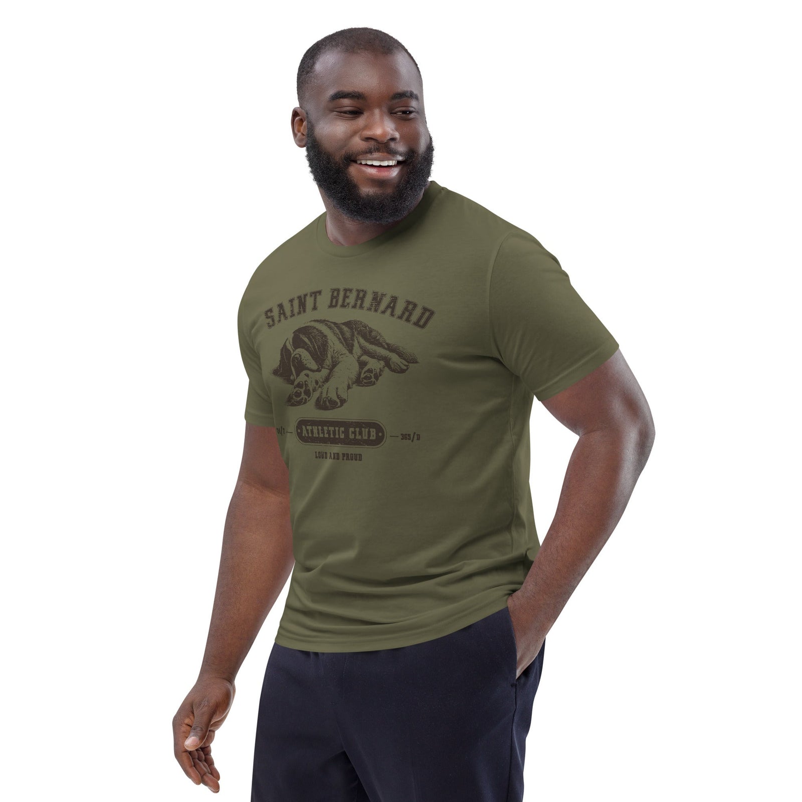 Saint Bernard Athletic Club Organic T-Shirt - Lucy + Norman