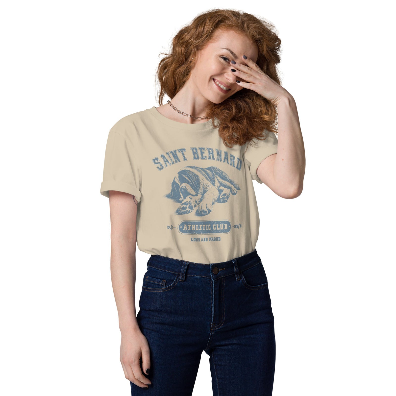 Saint Bernard Athletic Club Organic T-Shirt - Lucy + Norman