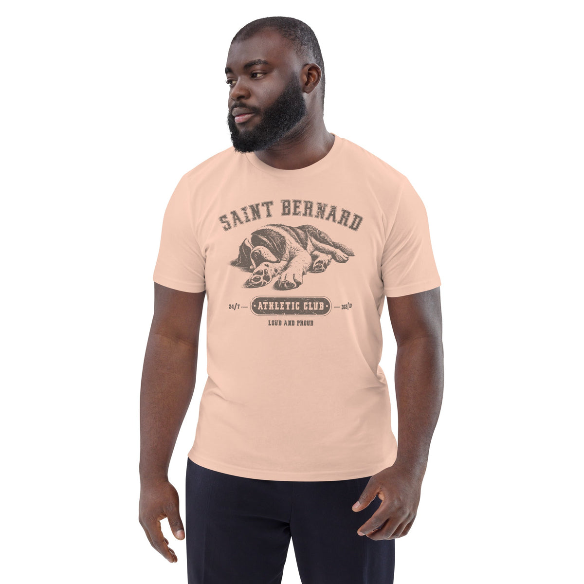 Saint Bernard Athletic Club Organic T-Shirt - Lucy + Norman