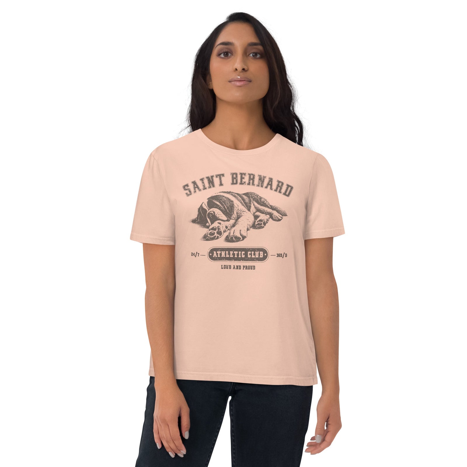 Saint Bernard Athletic Club Organic T-Shirt - Lucy + Norman
