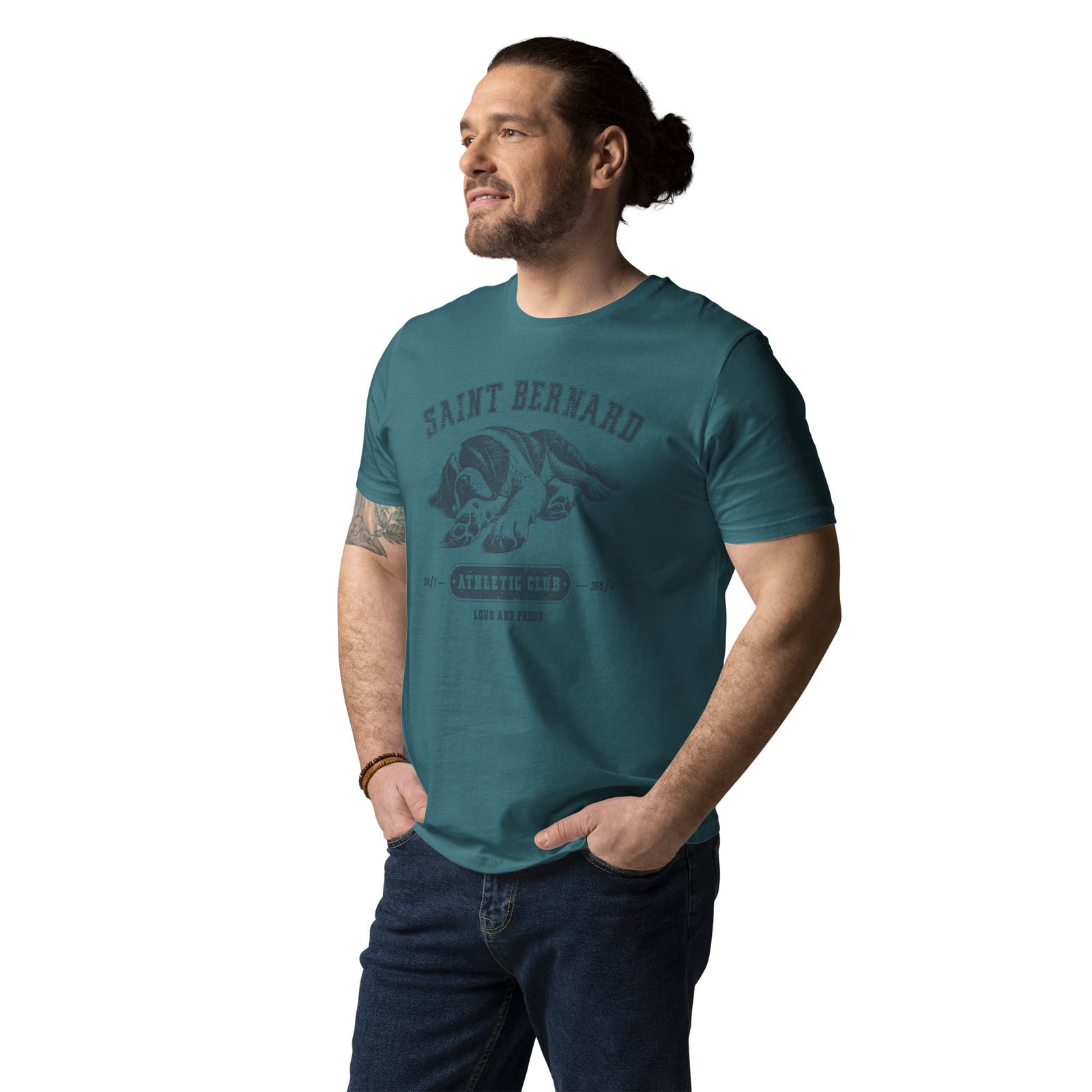 Saint Bernard Athletic Club Organic T-Shirt - Lucy + Norman