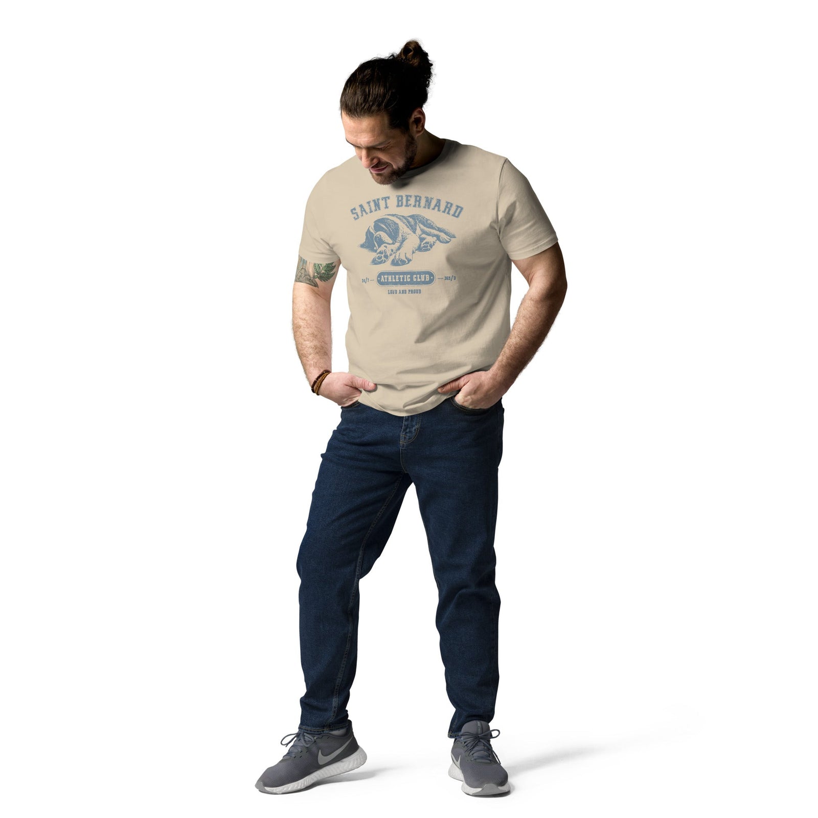 Saint Bernard Athletic Club Organic T-Shirt - Lucy + Norman