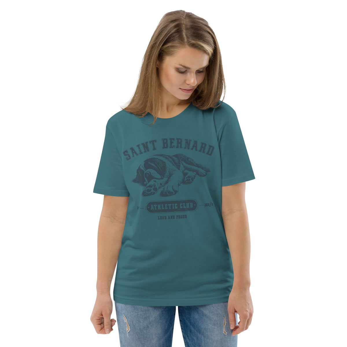 Saint Bernard Athletic Club Organic T-Shirt - Lucy + Norman